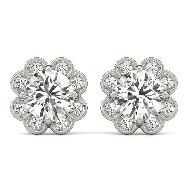 Eeva 0.25 - 0.75 Carat Natural  Diamond Earrings