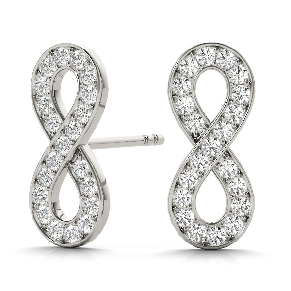 Raya Natural Pave Set  Diamond Earrings
