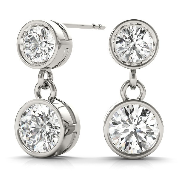 Ezmae Natural  Diamond Earrings