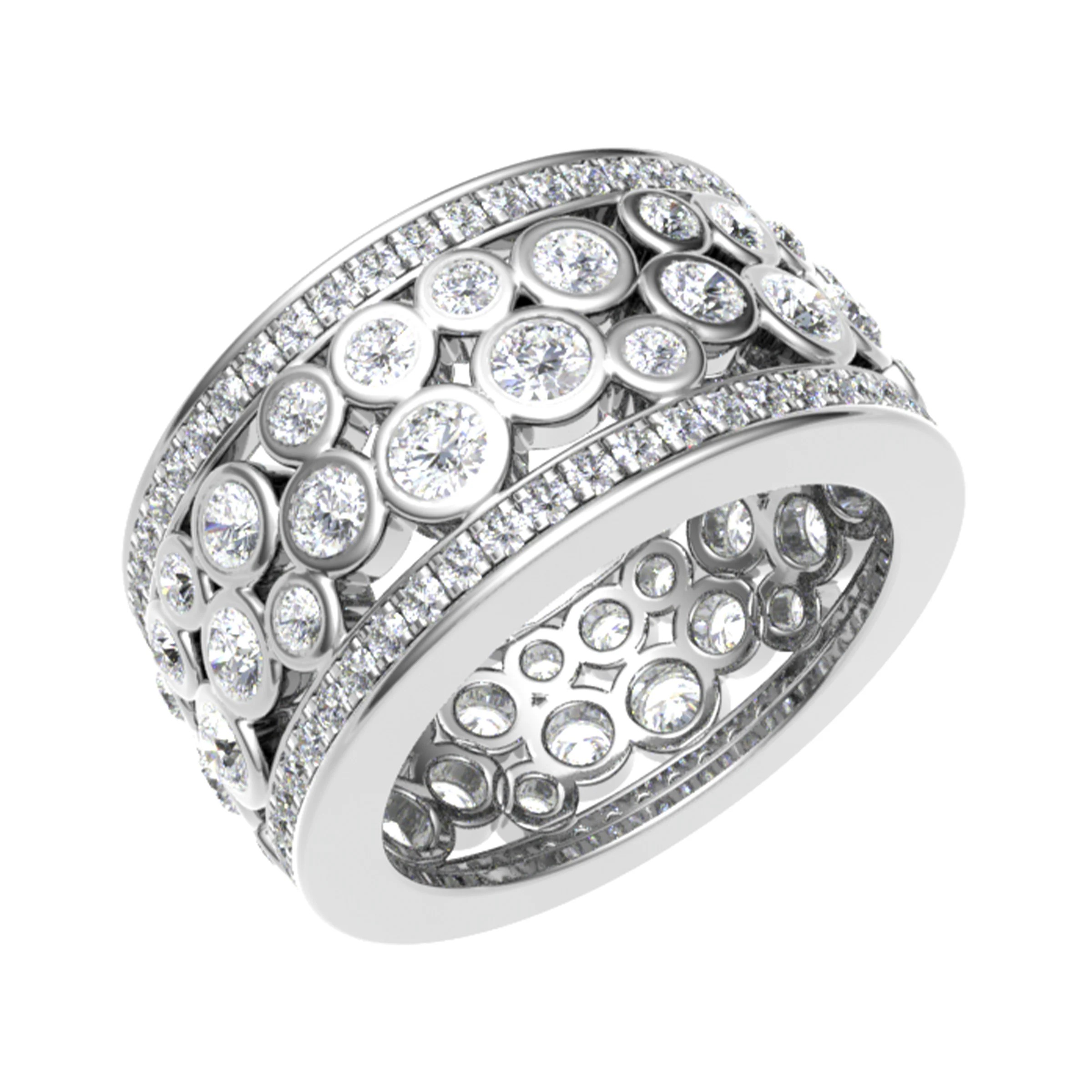 Ebbot Natural Bezel  Diamond Ring