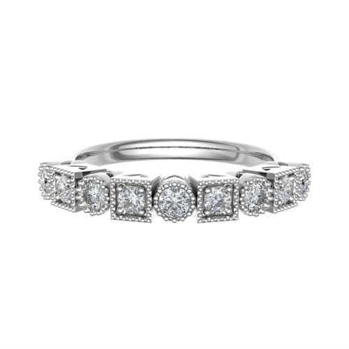 Elizabet Natural Bezel Set  Diamond Ring