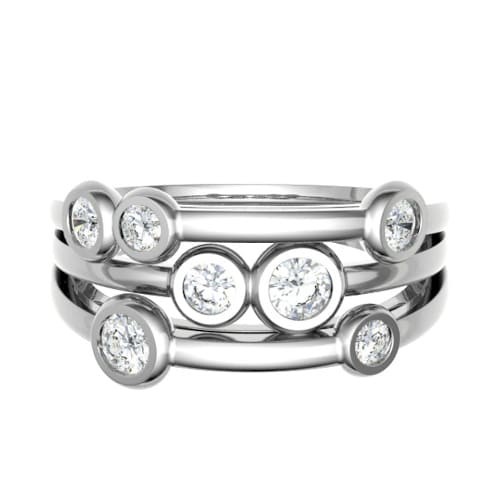 Emmabelle Natural Bezel  Diamond Ring