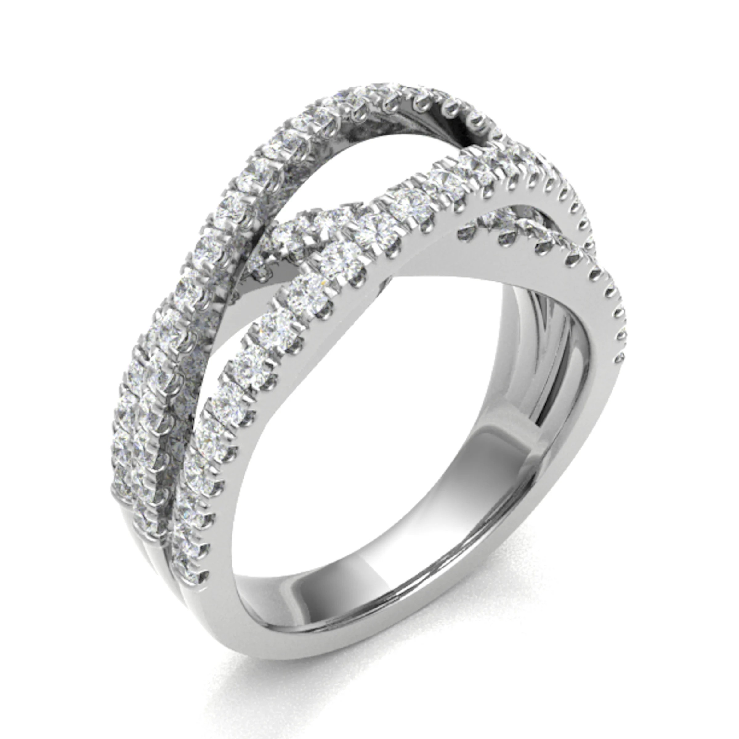Ealdburga Natural Pave set  Diamond Ring
