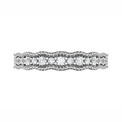 Eadlyn Natural Pave Set  Diamond Ring
