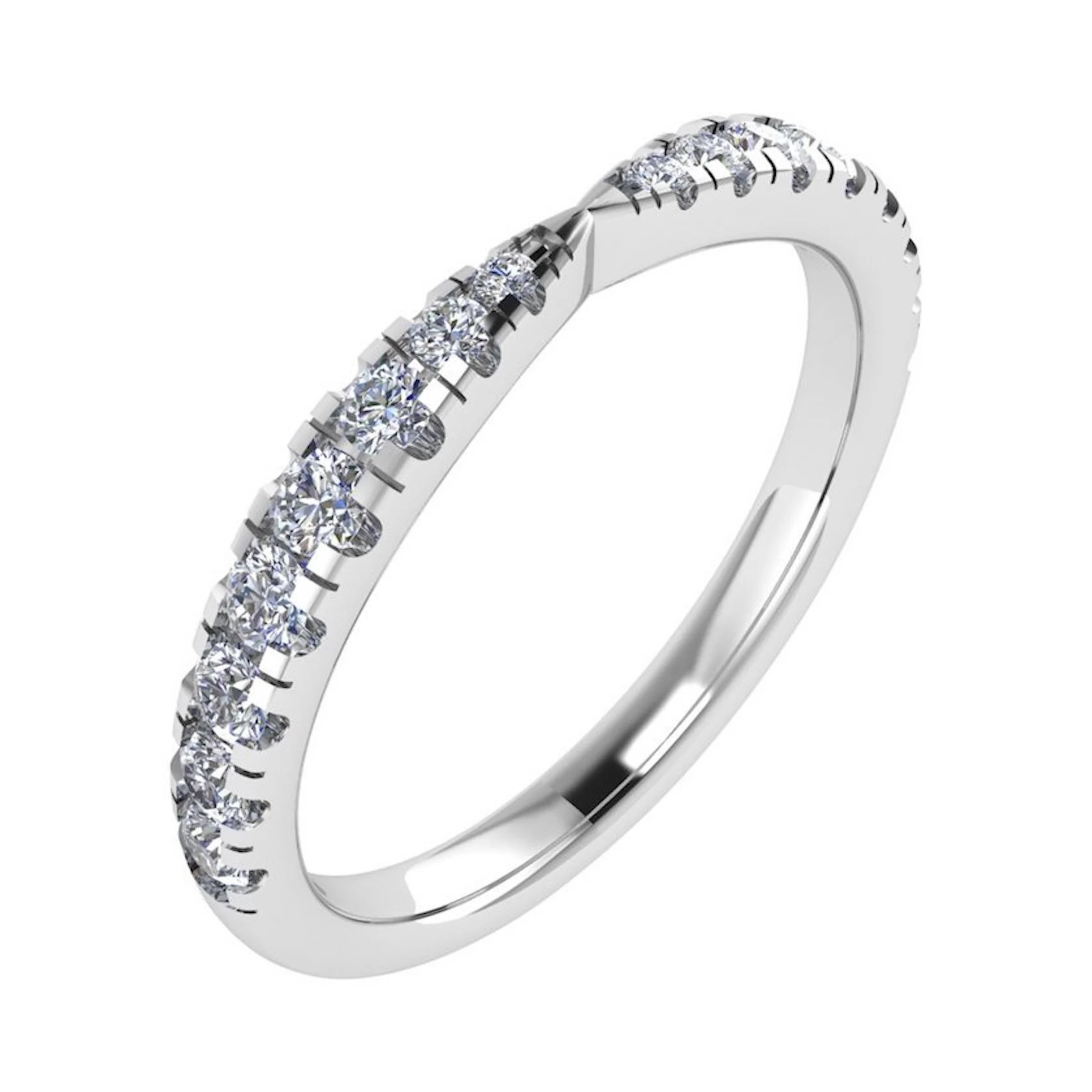 Edwiena Natural Prong  Diamond Ring