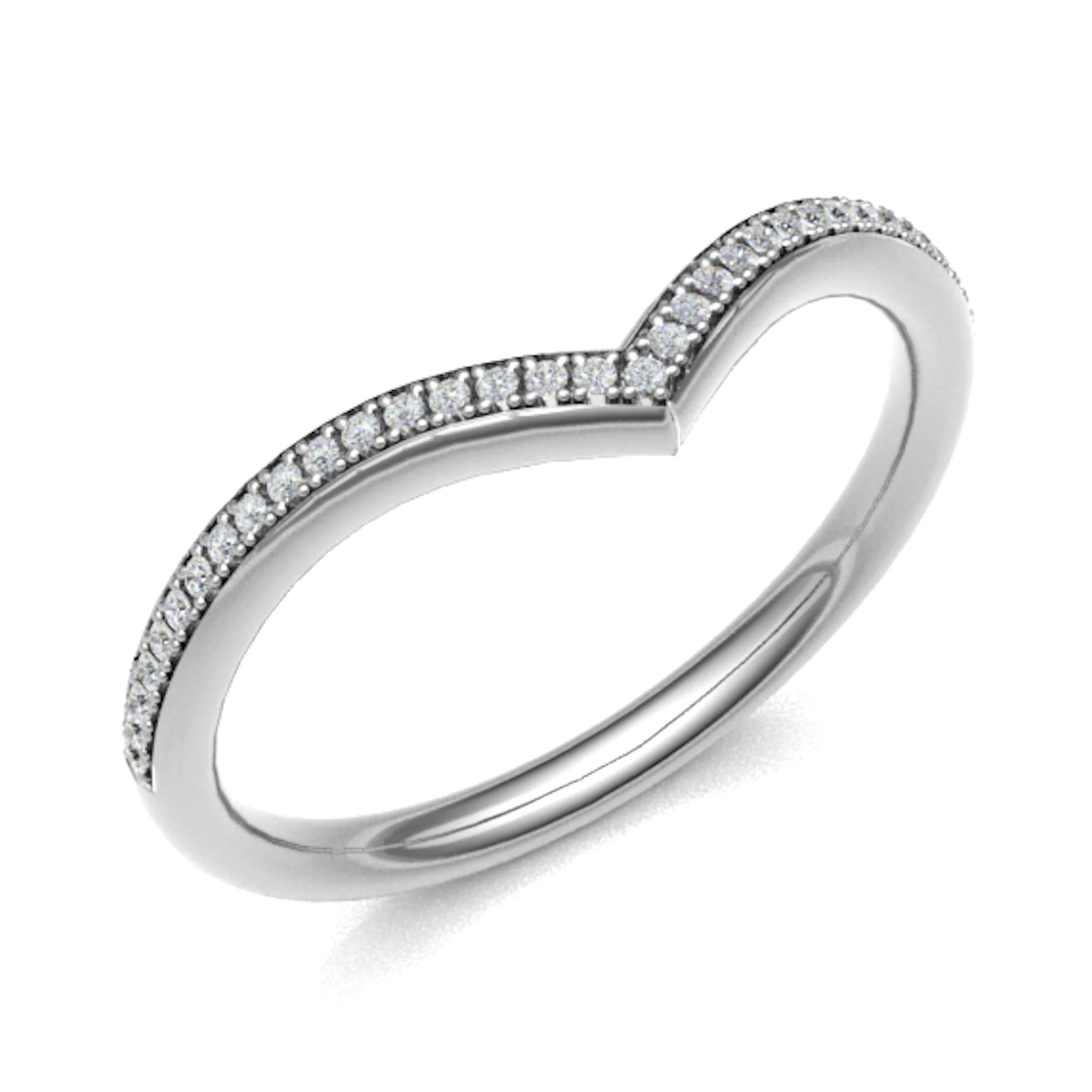 Eanfled Natural Pave Set  Diamond Ring