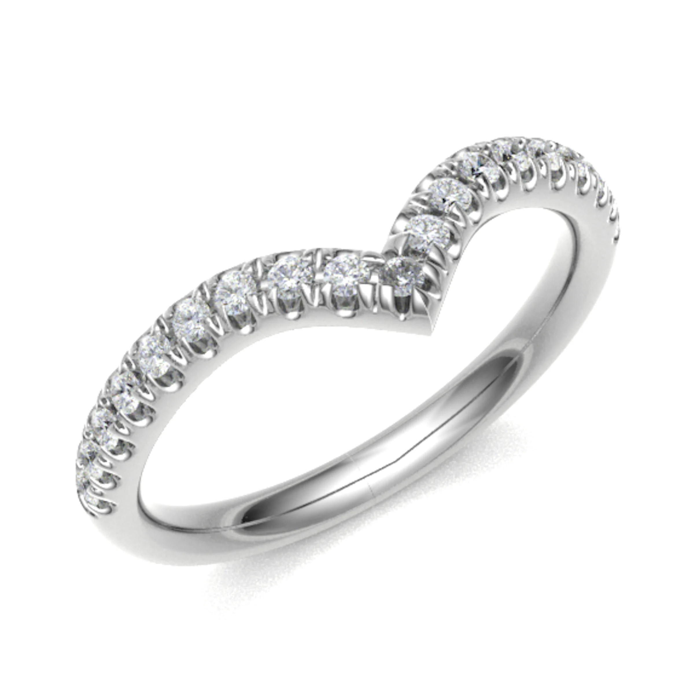 Edithe Natural Pave Set  Diamond Ring