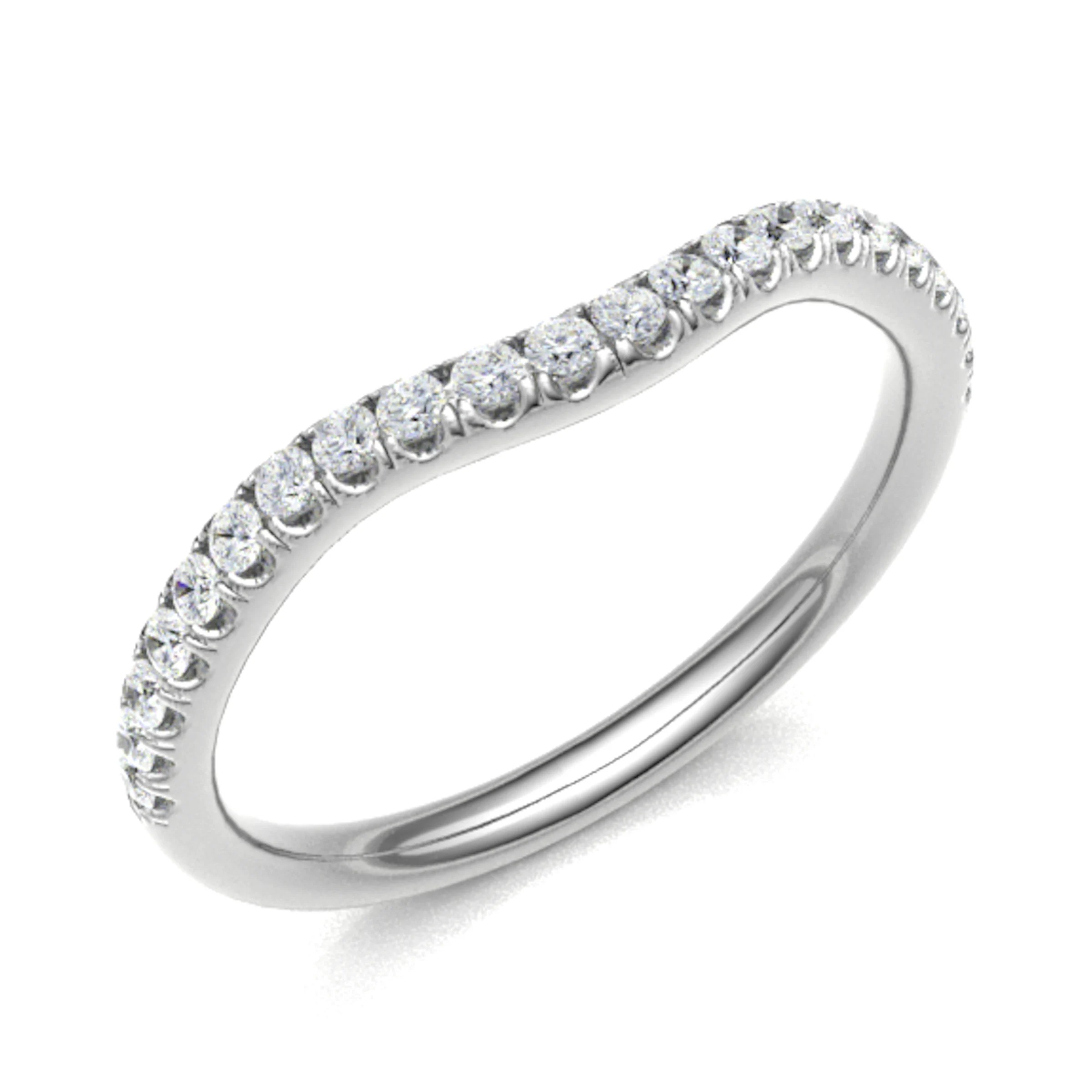 Eanfrid Natural Pave Set  Diamond Ring