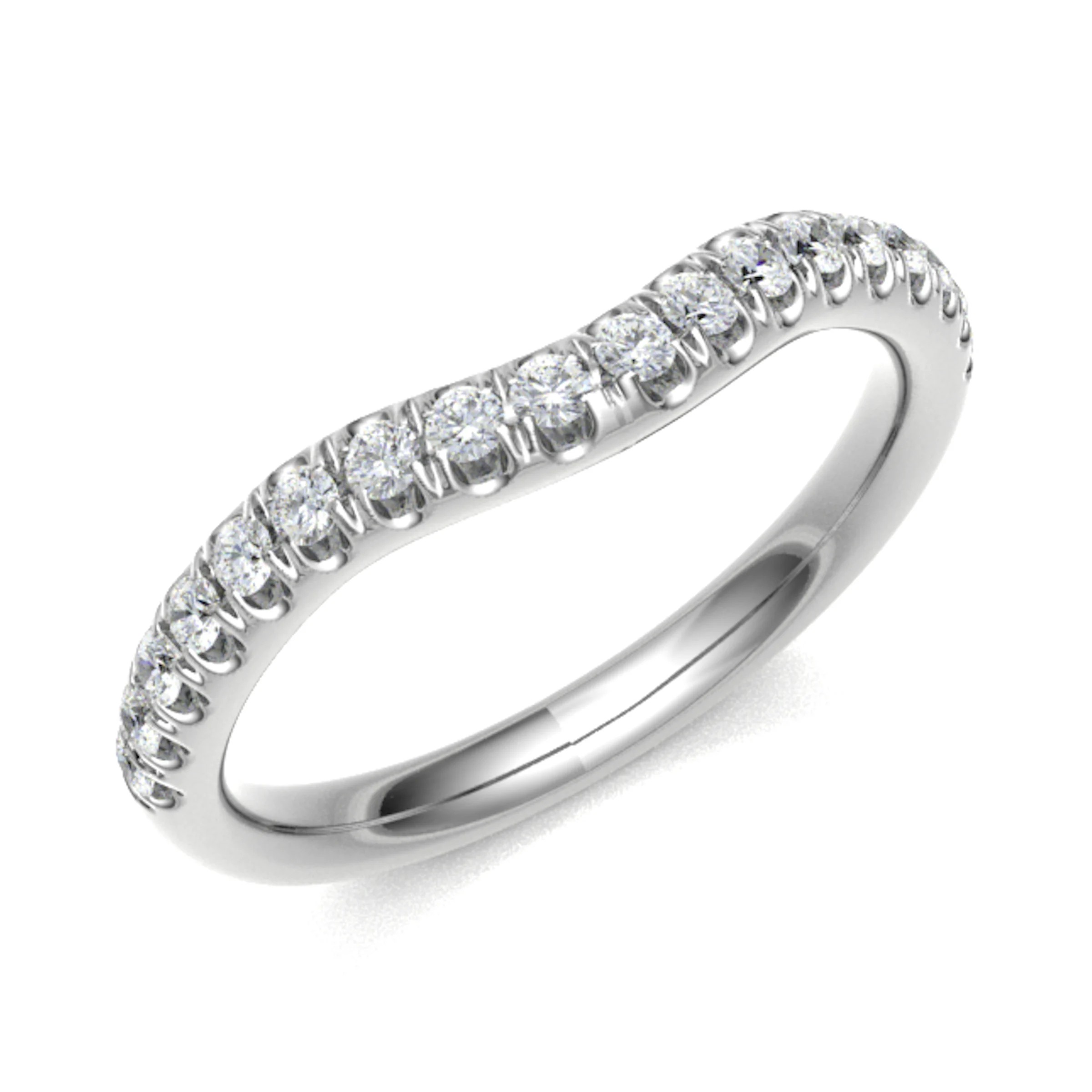 Edwardeen Natural Micro Pave Set  Diamond Ring