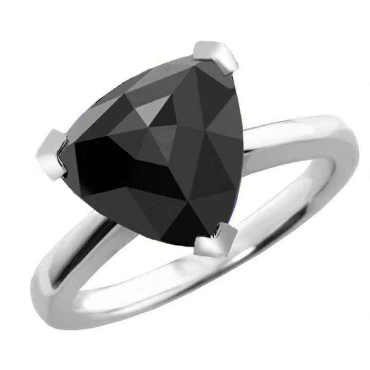 Graceline Black Diamond 3 Prong  Engagement Ring