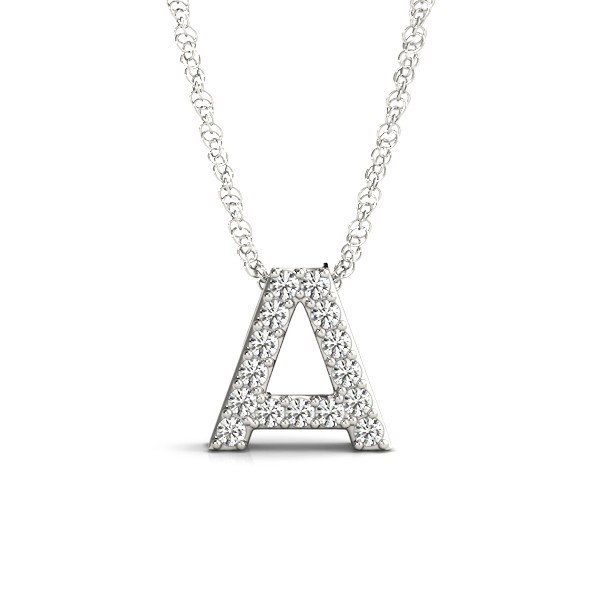Prong Set Natural Diamond  Necklace
