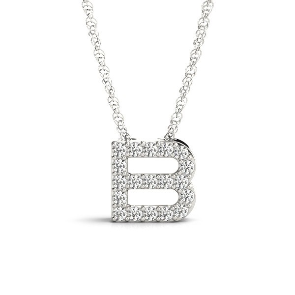 Prong Set Lab-Created Diamond  Necklace