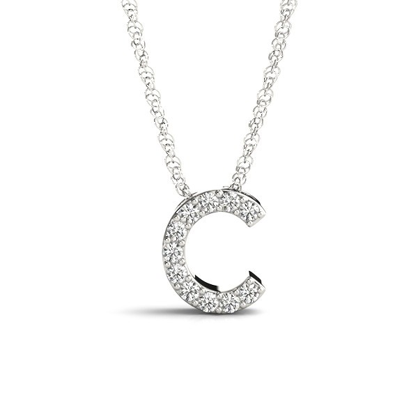 Prong Set Lab-Created Diamond  Necklace