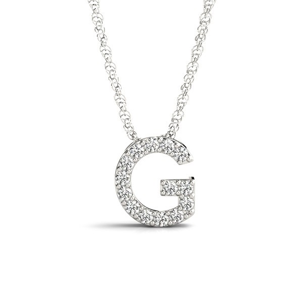 Prong Set Lab-Created Diamond  Necklace