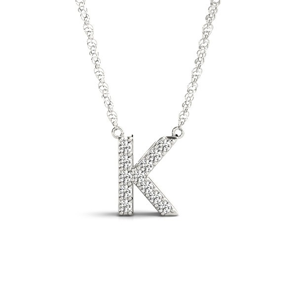Prong Set Lab-Created Diamond  Necklace