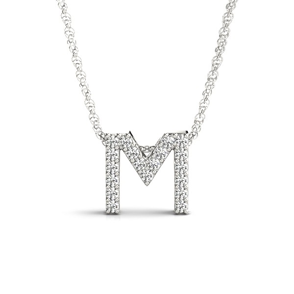 Prong Set Lab-Created Diamond  Necklace