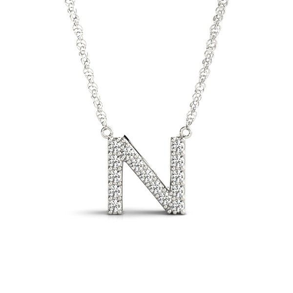 Freddie Lab-Created Diamond Prong Set  Necklace