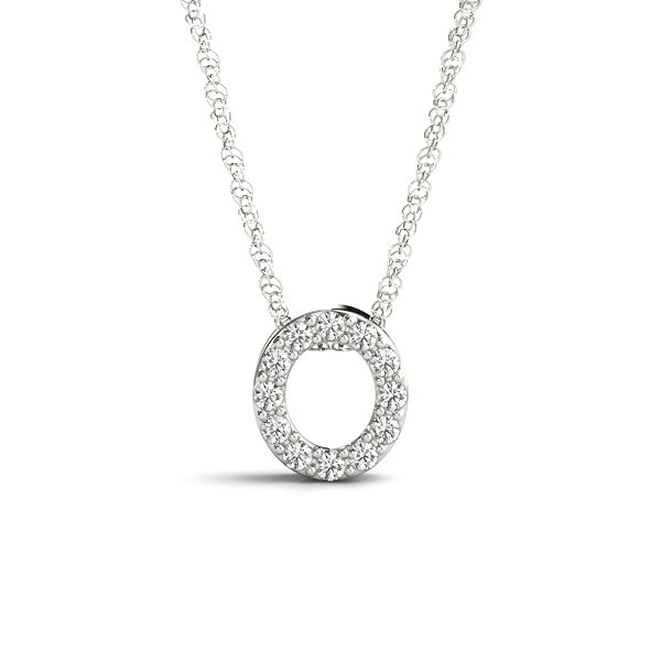 Prong Set Lab-Created Diamond  Necklace