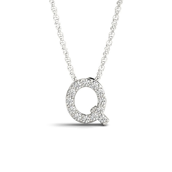 Harry Lab-Created Diamond Prong Set  Necklace