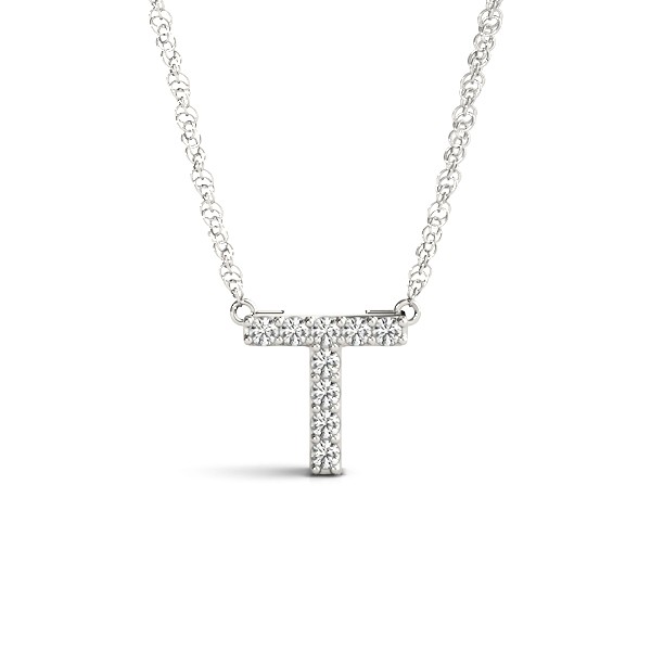 Prong Set Lab-Created Diamond  Necklace