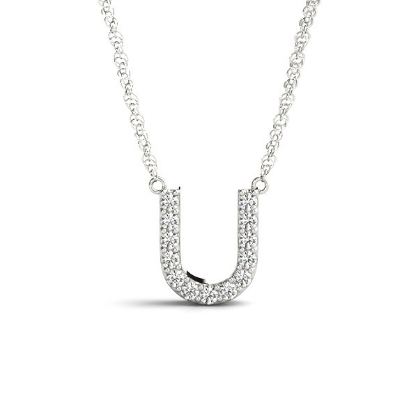 Prong Set Lab-Created Diamond  Necklace