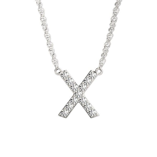 Prong Set Lab-Created Diamond  Necklace