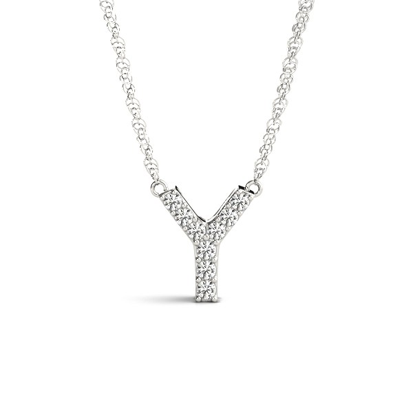 Prong Set Lab-Created Diamond  Necklace