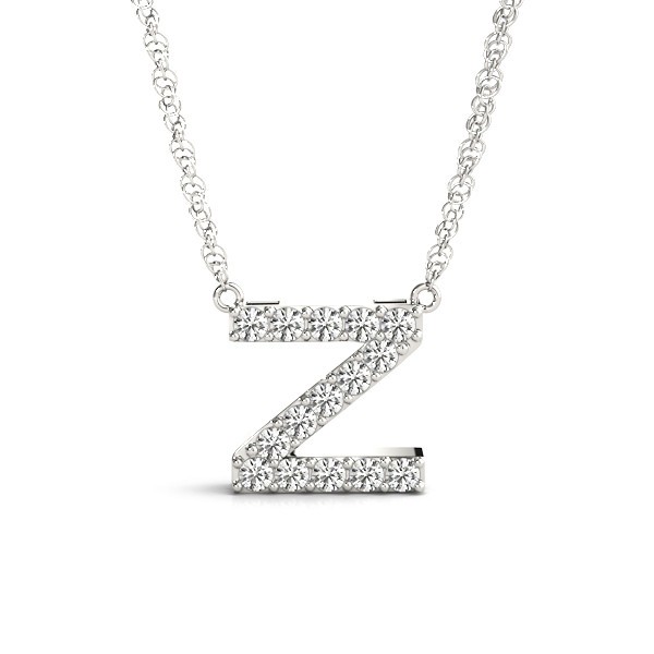 Prong Set Lab-Created Diamond  Necklace