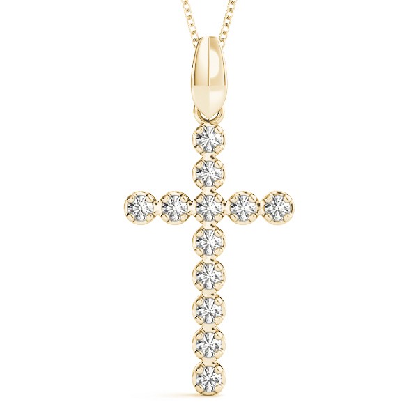 Alex Natural Diamond Prong Set  Necklace