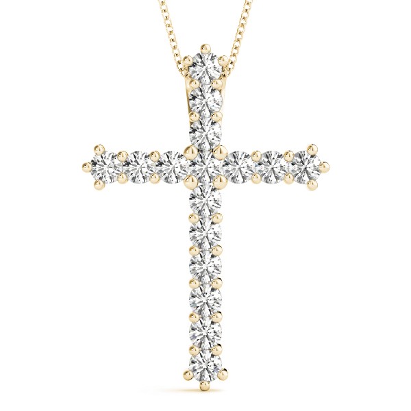 Luis Natural Diamond Prong Set  Necklace