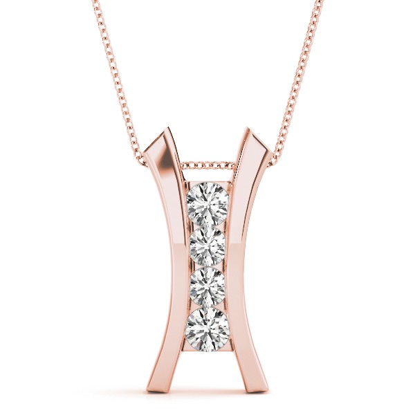 Morley Natural Diamond Prong Set  Necklace