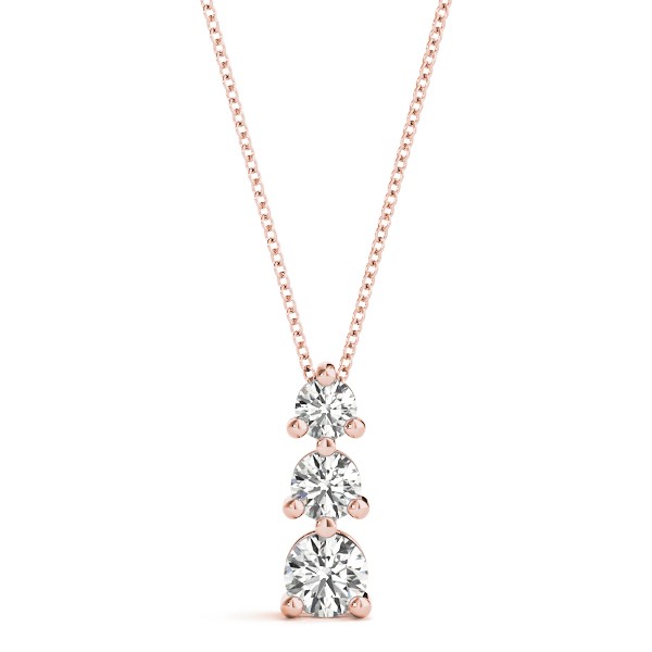 Rupert Natural Diamond Prong Set  Necklace