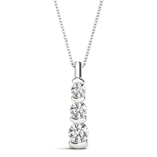 Bar Set Natural Diamond  Necklace