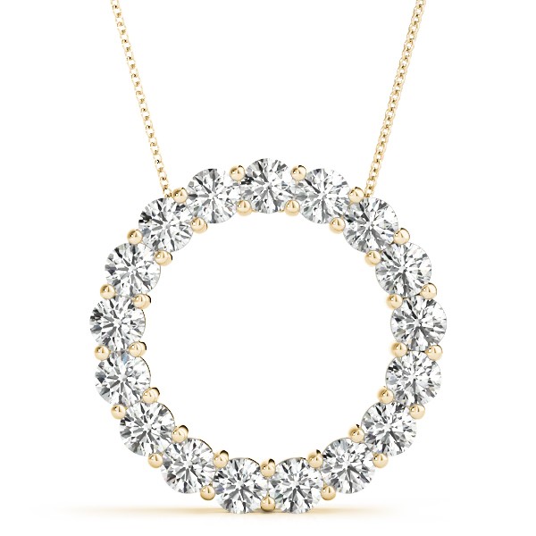 Bixby Natural Diamond Prong Set  Necklace