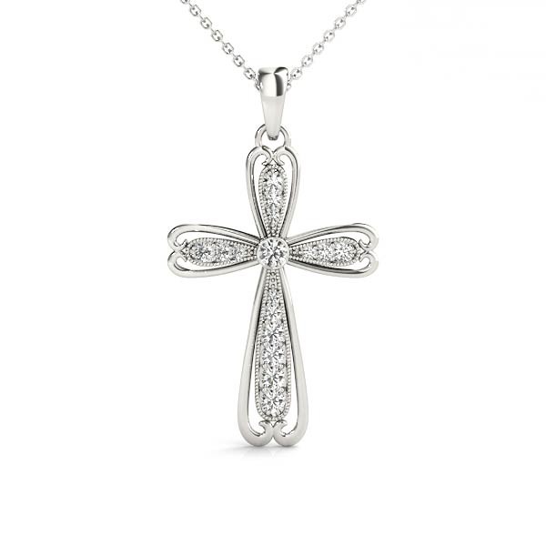 Pave Natural Diamond  Necklace