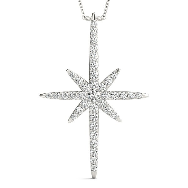 Pave Set Natural Diamond  Necklace