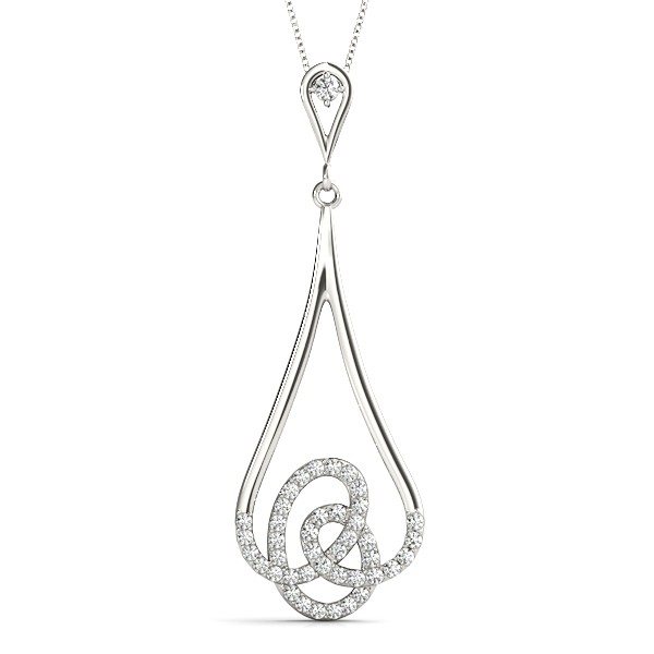 Bezel Set Natural Diamond  Necklace