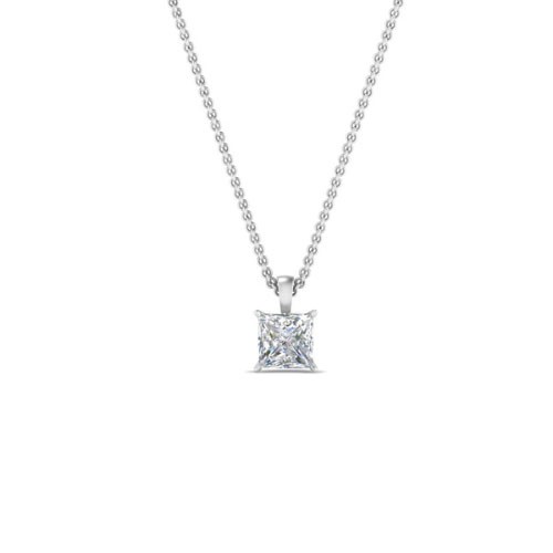 4 Prong 0.24 Carat Natural Diamond  Necklace