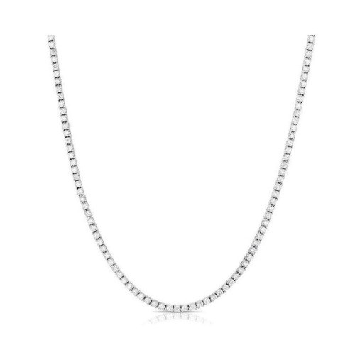 4 Prong 4.75 Carat Natural Diamond  Necklace