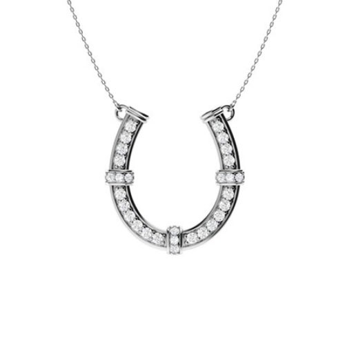 0.10 Carat Natural Diamond  Necklace
