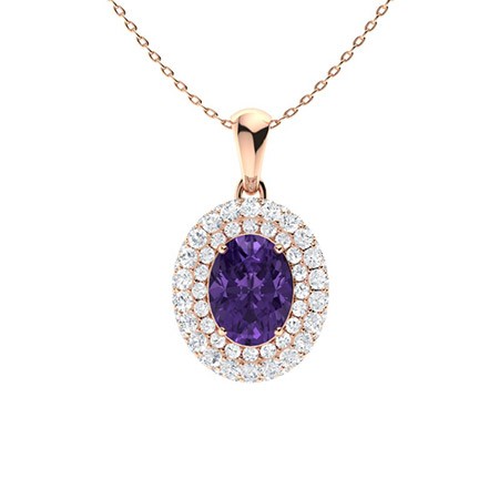 Quetzalli Amethyst 4 Prong 