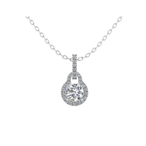 Natural Diamond  Necklace
