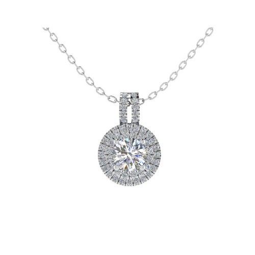 0.20 - 1.00 Carat Natural Diamond  Necklace