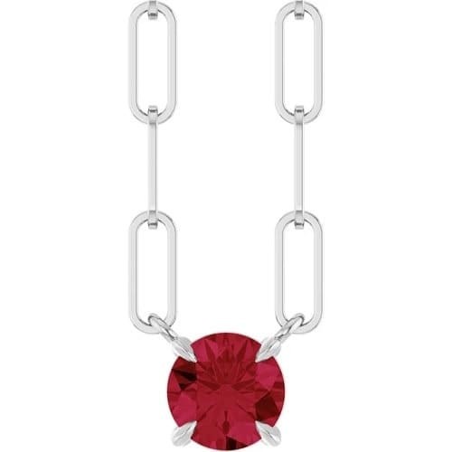 Pertessa 0.60 Carat Natural Ruby 4 Claw Set 