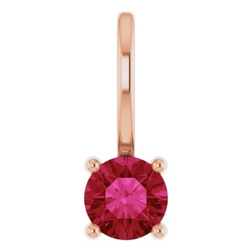 Pehr Natural Ruby 4 Prong 