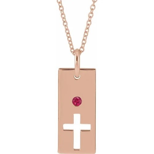 Ilex Natural Ruby Bezel Set 