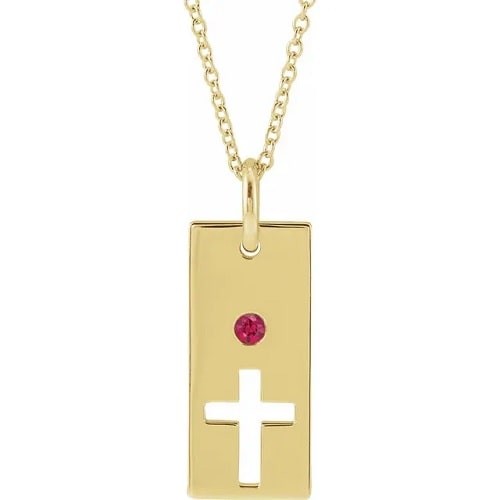 Ilex Natural Ruby Bezel Set 