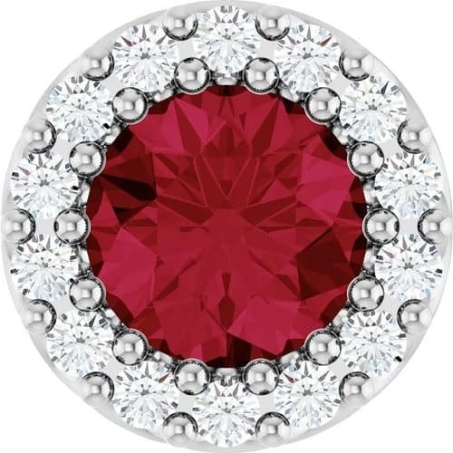 Phaelyn 0.74 Carat Natural Ruby Prong Set 