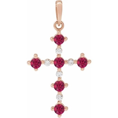 Petronella Natural Ruby Prong Set 