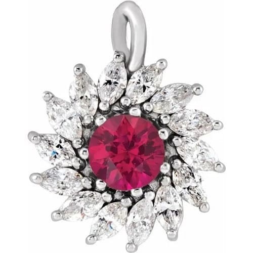 Pheya 1.02 Carat Natural Ruby Prong Set 